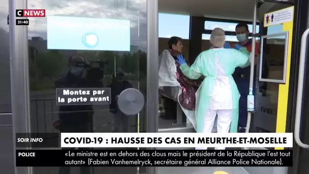 Covid-19 : hausse des cas en Meurthe-et-Moselle