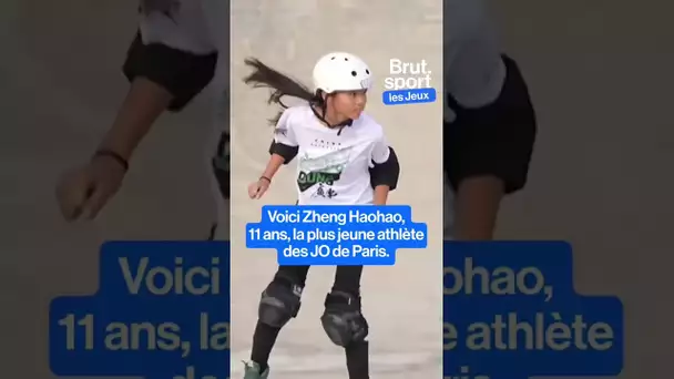 Zheng Haohao, 11 ans, plus jeune athlète des JO #paris2024