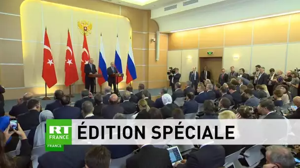 Edition spéciale : la conférence Erdogan-Poutine en direct