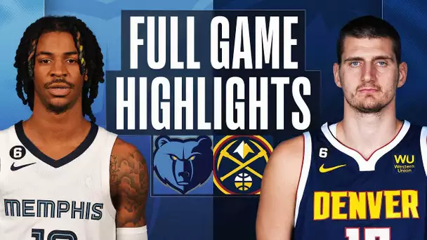 GRIZZLIES at NUGGETS | NBA FULL GAME HIGHLIGHTS | December 20, 2022