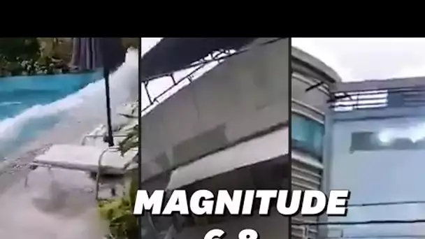 Les images du gros #séisme de magnitude 6.8 qui a fait trembler les #Philippines