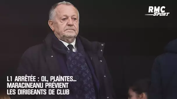 L1 arrêtée : OL, plaintes... Maracineanu prévient les dirigeants de club (et leur egos)