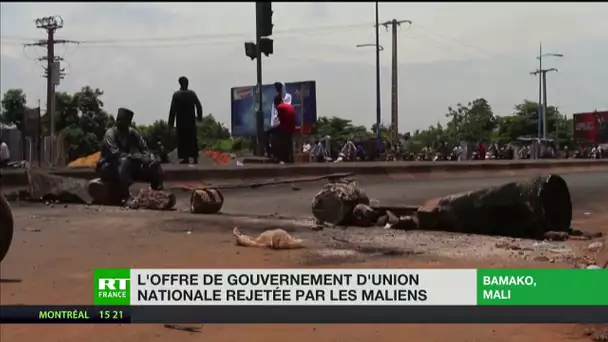 Mali : l’offre de gouvernement d’union nationale rejetée par la population