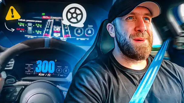 JE CRÈVE UN PNEU À 300 KM/H EN RS3 ABT 😱😨 !! LE VOYAGE TOURNE MAL 🤬😡!!