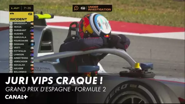 Juri Vips part en tête - Grand Prix d'Espagne - F2