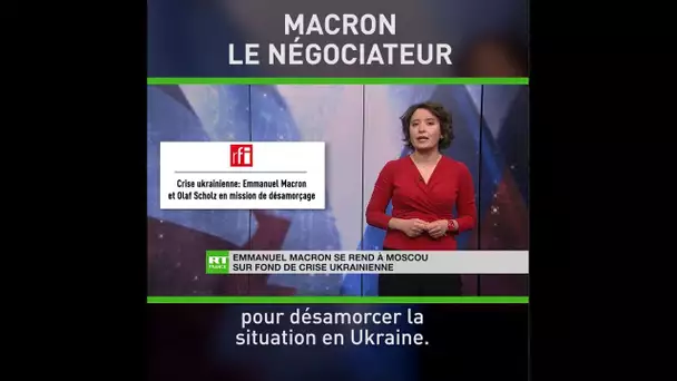 Emmanuel Macron au Kremlin pour désamorcer la situation en Ukraine