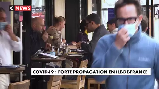 Covid-19 : forte propagation en Île-de-France