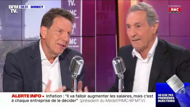 Geoffroy Roux de Bézieux est l'invité de Bourdin Direct
