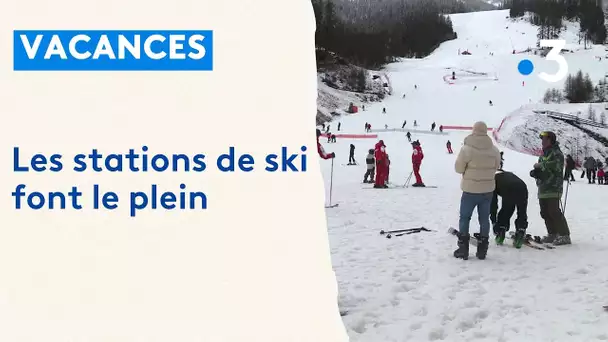 Début des vacances dans les stations de ski