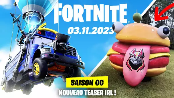 ENFIN TEASER OFFICIEL DE FORTNITE POUR LE CHAPITRE OG + TEASER NINJA ! (FORTNITE TEASER SAISON 5)