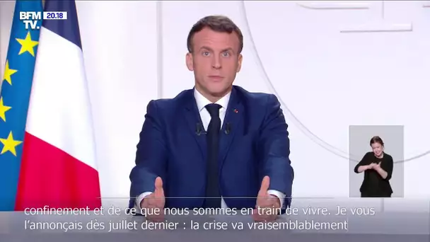 Emmanuel Macron: "Je ne rendrai pas la vaccination obligatoire" contre le Covid-19