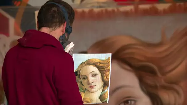 Découvrez Andrea Ravo Mattoni un graffeur capable de reproduire des classiques de la peinture