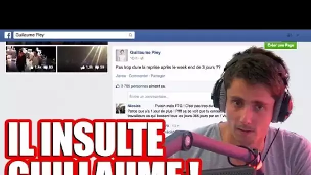 Guillaume appelle un mec qui l&#039;a insulté sur Facebook !!