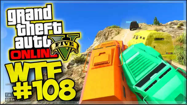 GROS BORDEL EN HVY INSURGENT AU MONT CHILIAD ! - GTA 5 ONLINE COURSE WTF #108