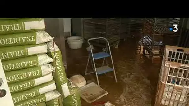 Les pluies torrentielles provoquent des inondations à Torcé (Ille-et-Vilaine)
