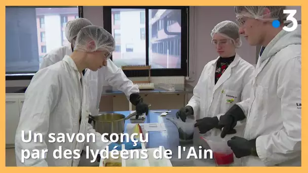 Les élèves d'un lycée agricole de l'Ain fabriquent des savons et connaissent le succès