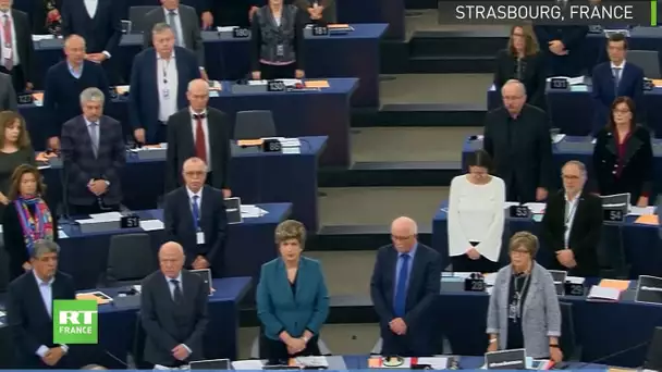 Le Parlement européen observe une minute de silence pour les victimes de la fusillade de Strasbourg