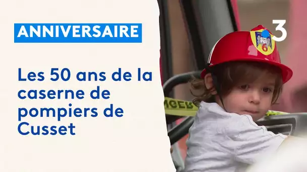 Les 50 ans de la caserne de pompiers de Cusset