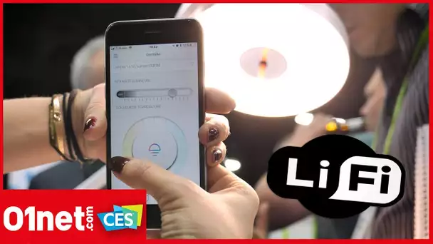 Cette lampe fait passer internet dans la lumière - CES 2018