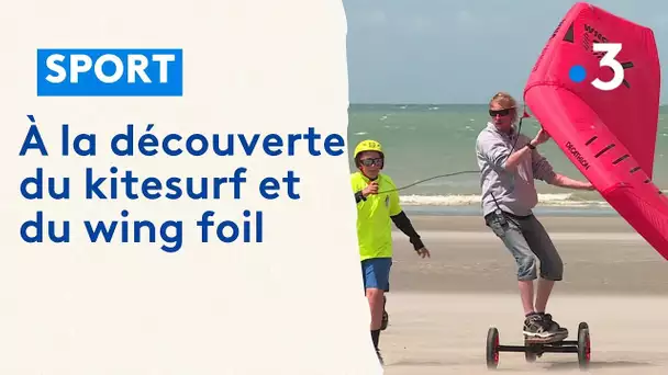 A la découverte du kitesurf et du wing foil