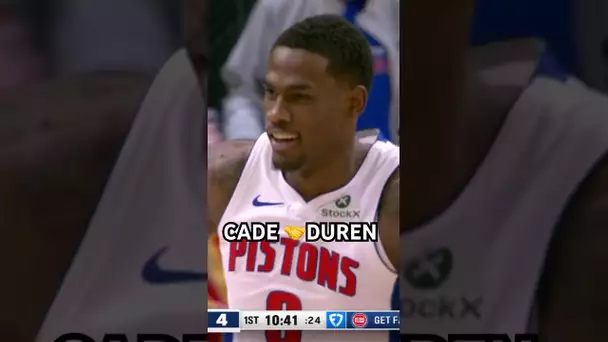 This Cade to Jalen Duren connection is amazing 😮‍💨