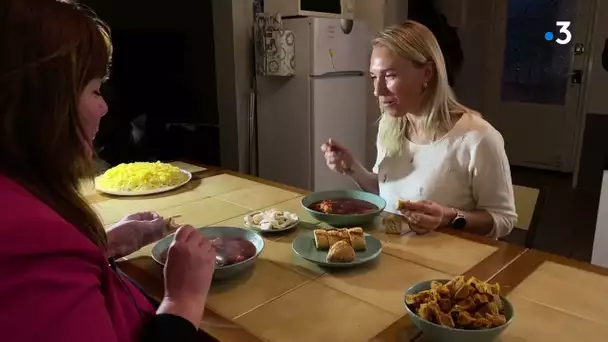 Le Bortsch, plat emblématique de l'Ukraine, préparé par une réfugiée en Haute-Vienne