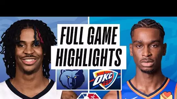 GRIZZLIES at THUNDER | FULL GAME HIGHLIGHTS | March 13, 2022