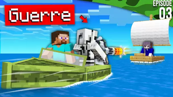 J’ai utilisé un bateau cheat pour tricher sur Minecraft… - Episode 3 | Minecraft Conflict