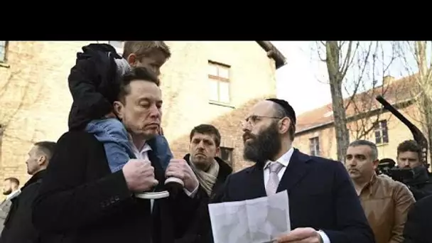 En Pologne, Elon Musk se rend sur le site d'Auschwitz et débat de l'antisémitisme en ligne