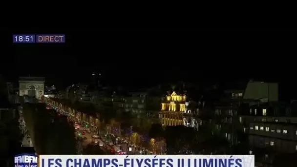 Lily-Rose Depp illumine les Champs-Élysées à Paris