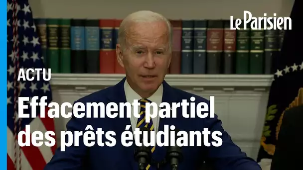 «C'est un énorme soulagement» : Joe Biden efface une partie des emprunts étudiants