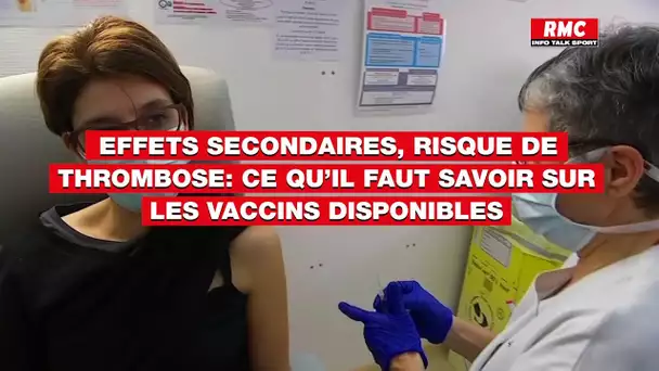 Effets secondaires, risque de thrombose: ce qu'il faut savoir sur les vaccins disponibles