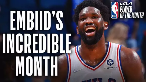Joel Embiid Wins Eastern Conference Kia Player Of The Month 🔔