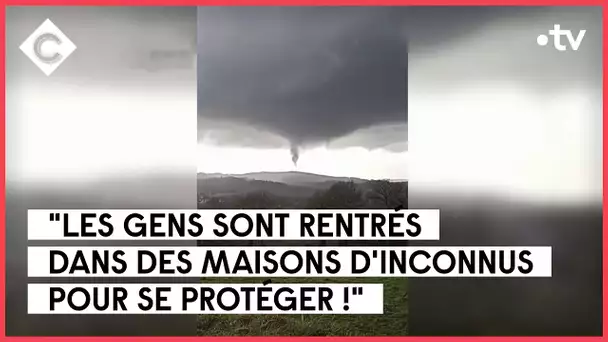 Une tornade frappe la creuse - Le 5/5 - C à Vous - 10/03/2023