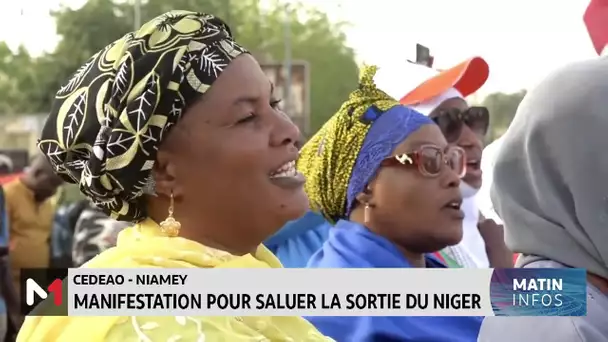 CEDEAO-Niamey : manifestation pour saluer la sortie du Niger