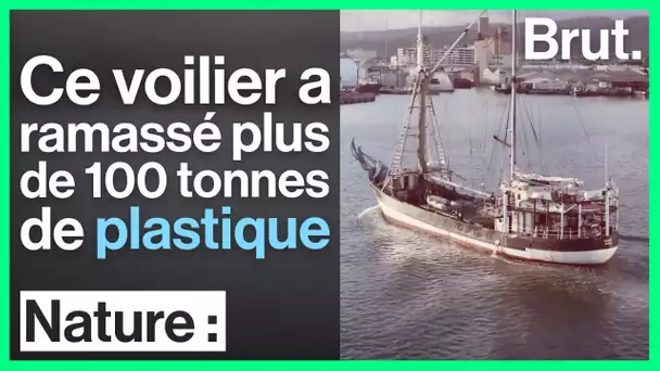 Ce voilier a ramassé plus de 100 tonnes de plastique dans l'océan Pacifique