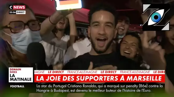 [Zap Télé] La joie des supporters après la victoire des Bleus face à l'Allemagne ! (16/06/21)