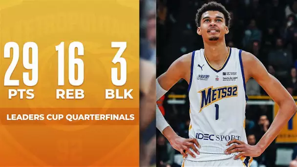 Wemby's DOUBLE-DOUBLE Leaders Cup Quarterfinals Performance🔥 | February 17, 2023