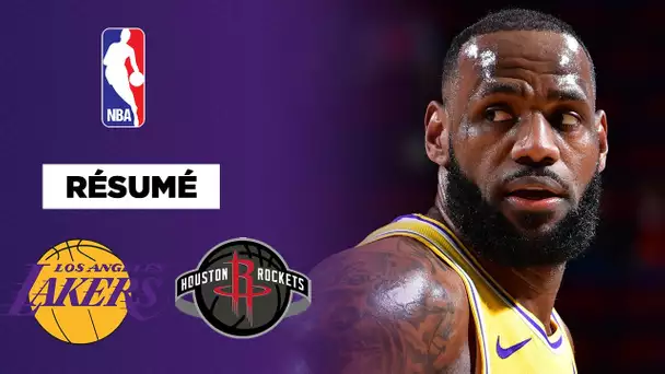 Résumé NBA VF : LeBron James et les Lakers se régalent contre Houston !