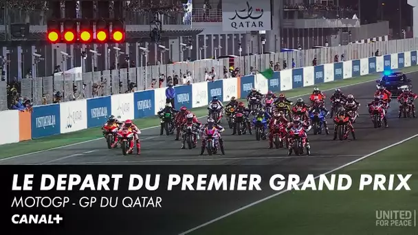 Le départ du premier Grand Prix de la saison - MotoGP - GP du Qatar