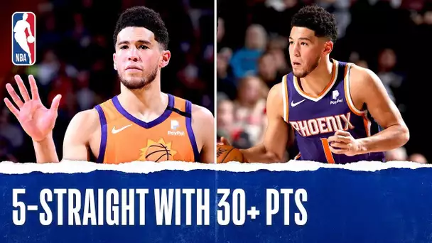 Booker Joins Suns HISTORY With 30+ PTS Streak!
