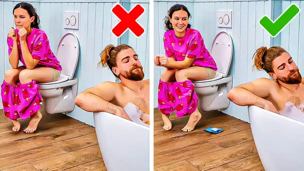 Des ASTUCES astucieuses pour les toilettes qui vous aideront dans toutes les situations