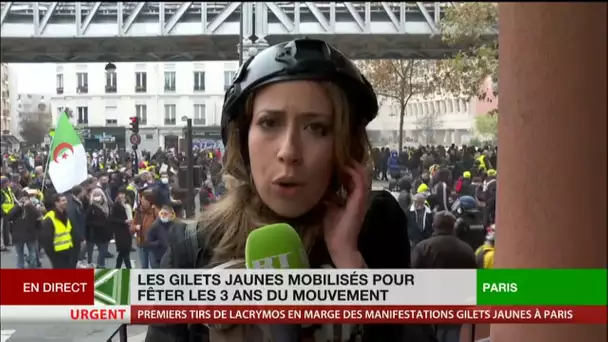 Trois ans des Gilets jaunes : à Paris, un début de manifestation tendu