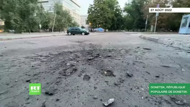 Nouveaux bombardements ukrainiens sur Donetsk, un hôtel touché