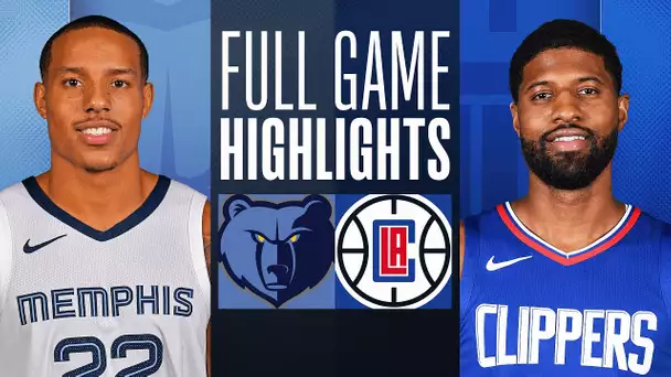 GRIZZLIES at CLIPPERS | FULL GAME HIGHLIGHTS | November 12, 2023