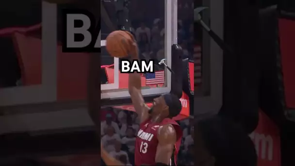 Bam GETS UP for the alley-oop!