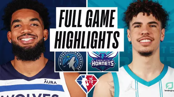 TIMBERWOLVES at HORNETS | FULL GAME HIGHLIGHTS | November 26, 2021