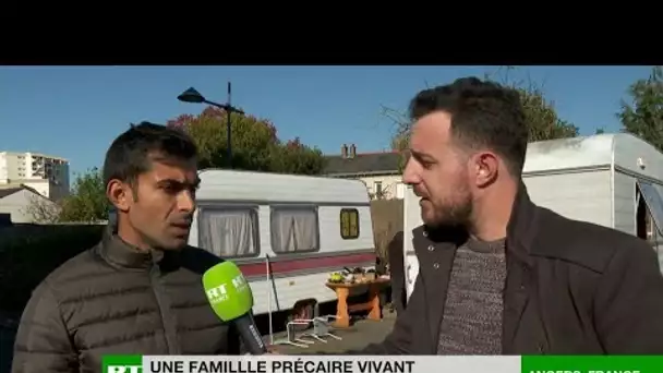 Angers : une famille précaire vivant en caravane menacée d’expulsion