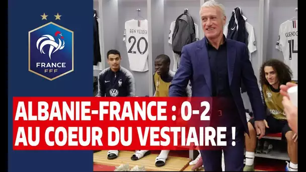 Dans le vestiaire des Bleus à Tirana (2-0), Equipe de France I FFF 2019