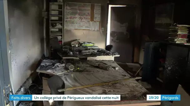 Le collège Sainte-Marthe victime d'un vol et d'un incendie
